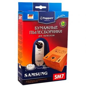 Пылесборник бумажный для пылесосов Topperr SM 7(5 шт.в ед.)