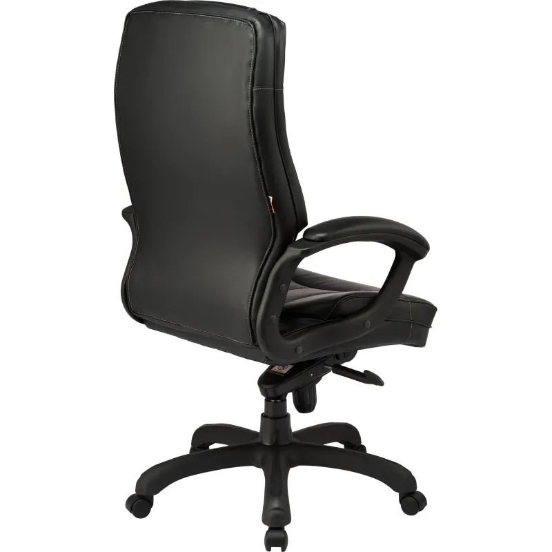 Кресло BN_U_Руководителя EChair CS-608Е кожа черная, пластик