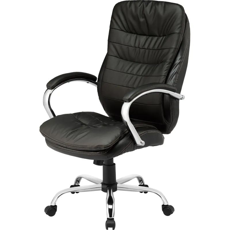 Кресло BN_Dp_Руководителя EChair-515 RT рецикл.кожа черный