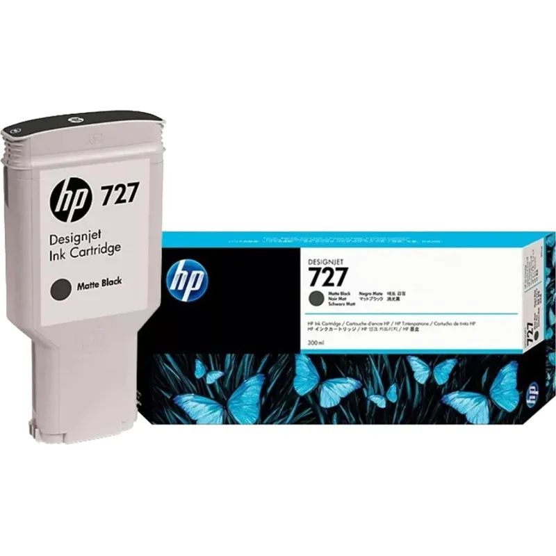 Картридж струйный HP 727 C1Q12A мат.чер. для DJ T1500/1530/920/930/2530