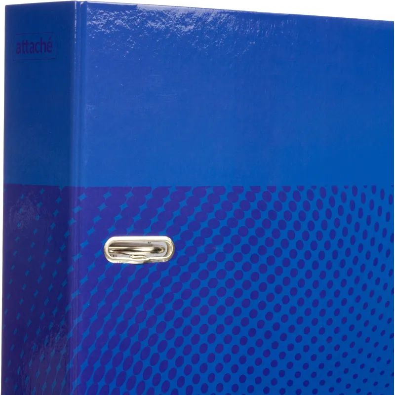 Папка-регистратор Attache  Digital, синий лам.карт./бум.,75мм