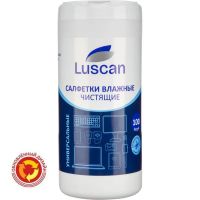 Салфетки универс Luscan, туба, а/бакт, 100 шт, 130х170