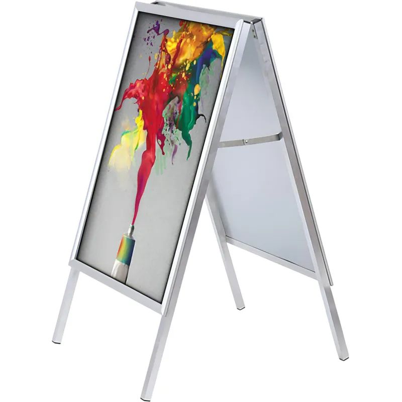 Штендер Attache 680x1180, рама алюм.клик-проф. 25X2мм А1 A-STAND