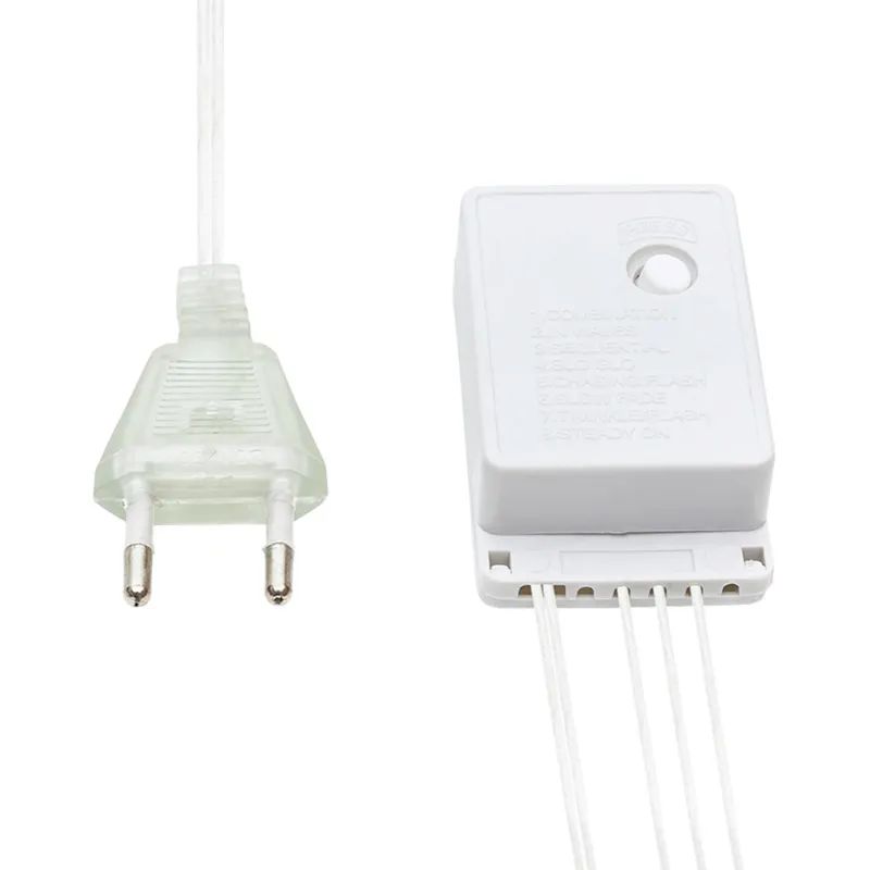 Гирлянда светодиодная Занавес 1,5x1 м, 96 LED, мерцание, Синий,  235-023