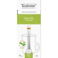 Чай Teatone зеленый в металл.стике 15шт/уп. 736