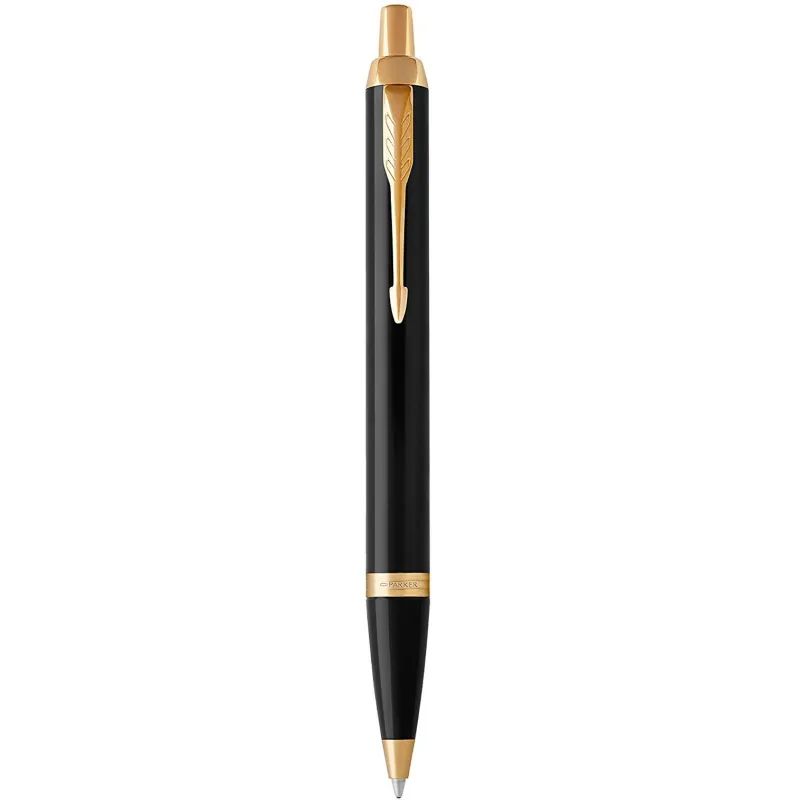 Ручка шариковая автоматическая PARKER IM BLACK GT синий 0,8мм 1931666