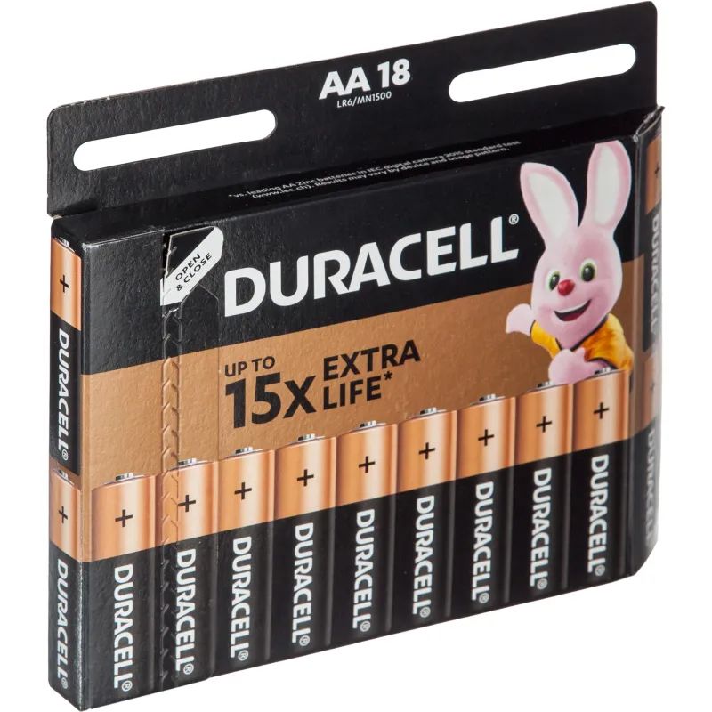 Батарейка DURACELL BASIC АА/LR6 бл/18шт