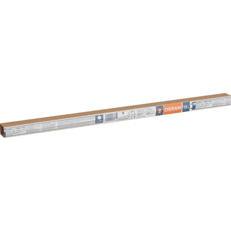 Лампа люминесцентная Osram  L 18W/765 G13 6400К хол.дневн. 25шт/уп