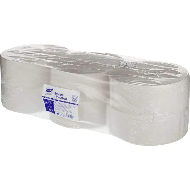Бумага туалетная д/дисп Luscan Professional 1сл втор 480м 6рул/уп