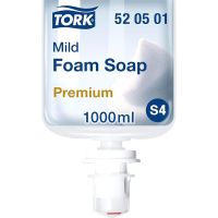 Картридж с жидким мылом Tork S4 1л пенное мягкое прозр.520501 для арт.33068