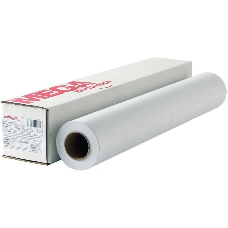 Бумага широкоформатная Bright white 120г 610ммх30м 50,8мм