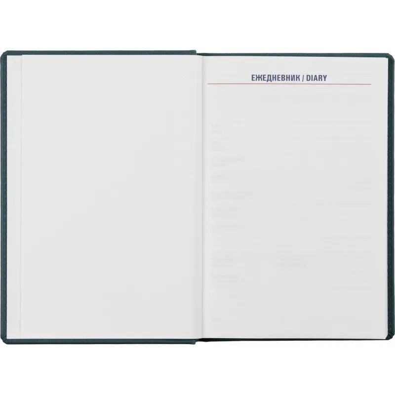 Ежедневник недатированный бирюзовый,А5,143х210мм,176л,ATTACHE Сиам