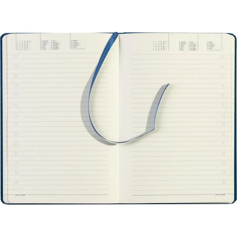 Ежедневник недатированный синий, MEGAPOLIS А5, 142х214мм,320стр.3-281/01