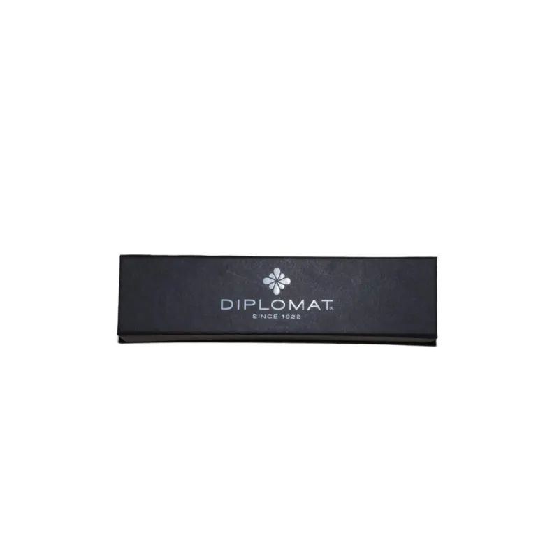 Ручка шариковая  DIPLOMAT Traveller stainless steel gold синий D10061109