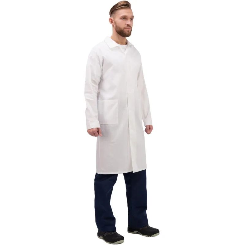 Халат мужской у02-ХЛ белый (р.48-50) 170-176