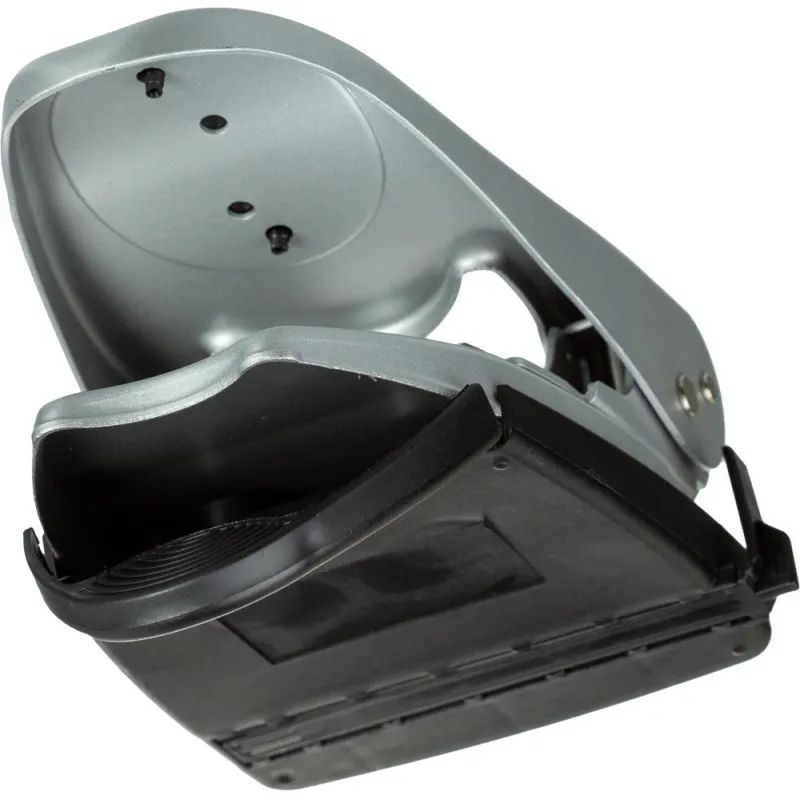 Дырокол ATTACHE 6760 до 60л., металл.,с лин.,с рез.вставкой,серебр.