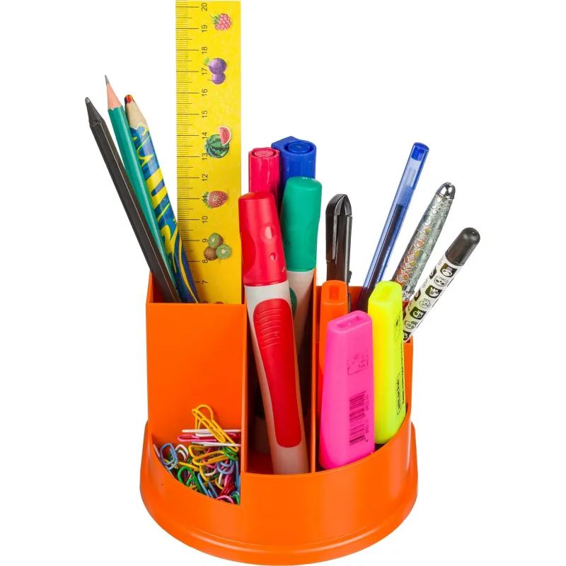 Подставка-органайзер д/канцеляр.мелочей Attache fantasy, оранжевый ОР323АЕ