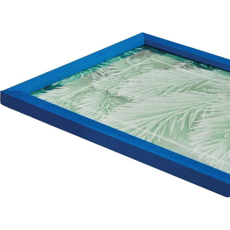 Рамка 21х30см деревянная, профиль №2, цвет &#039;синий&#039;