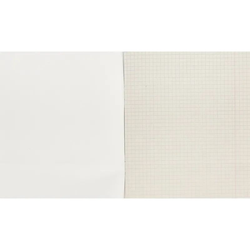 Тетрадь общая А5,48л,клет,скреп,обл.бумвинил,блок офсет-2 Синяя