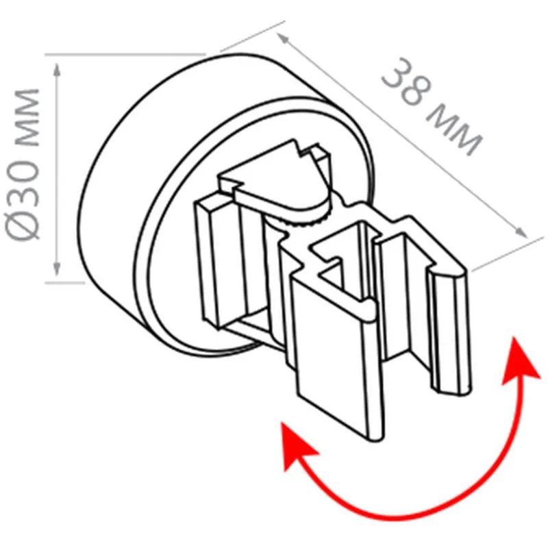 Держатель рамки магнитный под углом 180° к поверхности, 10 шт/уп.