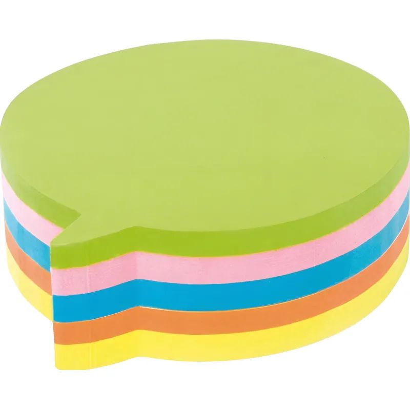 Стикеры фигурные Kores Диалог, блок-5 цветов,250листов (48707)