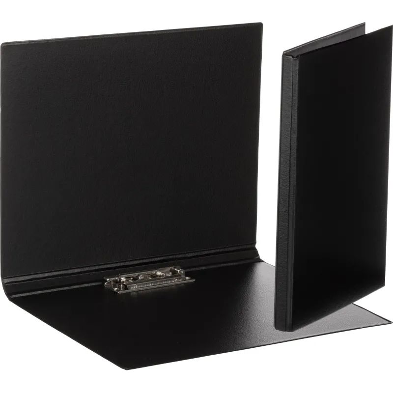 Папка с зажимом  черная Дания-Россия