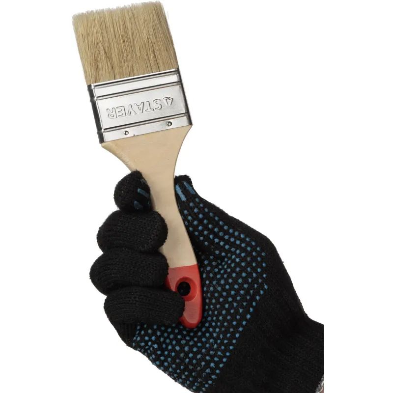 Кисть плоская 2,5&quot;/63 мм, натур.щетина STAYER 0101-063