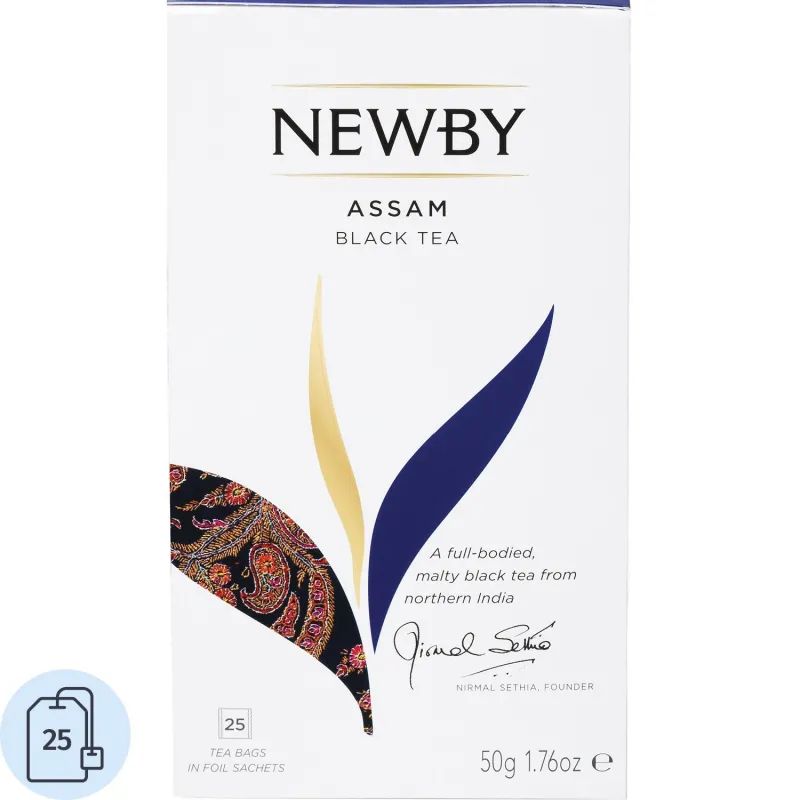 Чай Newby Ассам черный 25 пакетиков