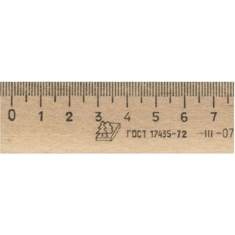 Линейка деревянная 30см,ЛП-300,С-07