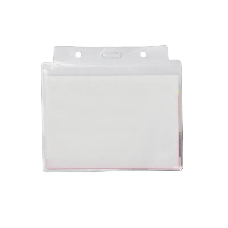 Бейдж 107х83мм Attache для карт 100х71мм метал зажим/тесьма 1015, 10 шт.