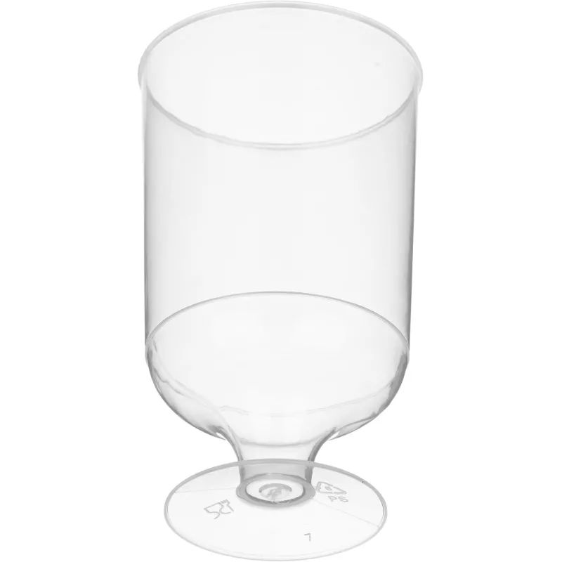 Рюмка одноразовая 100мл, КРИСТАЛЛ прозр., КОМУС ПС 6шт/уп