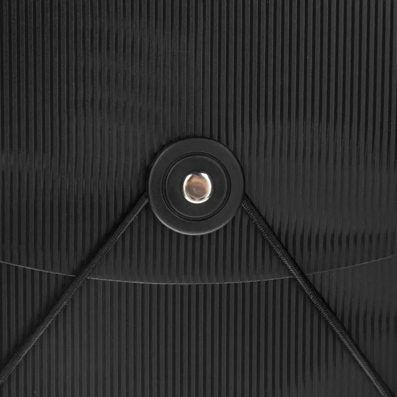 Портфель-картотека Комус на резинке 12 отд. А4, черный