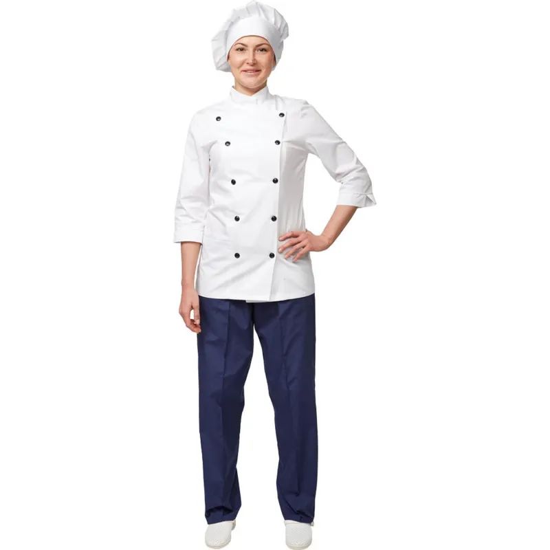 Куртка поварская универс. у14-КУ белая (р.44-46) р.158-164