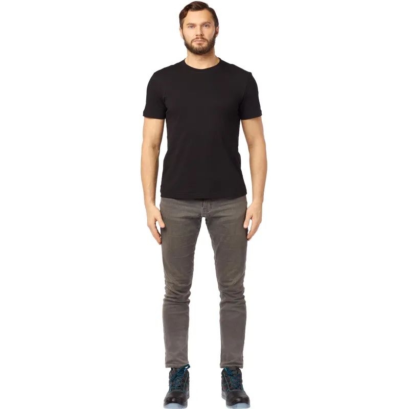 Футболка (160 г.) с кор.рукавом чрн.(XXL)