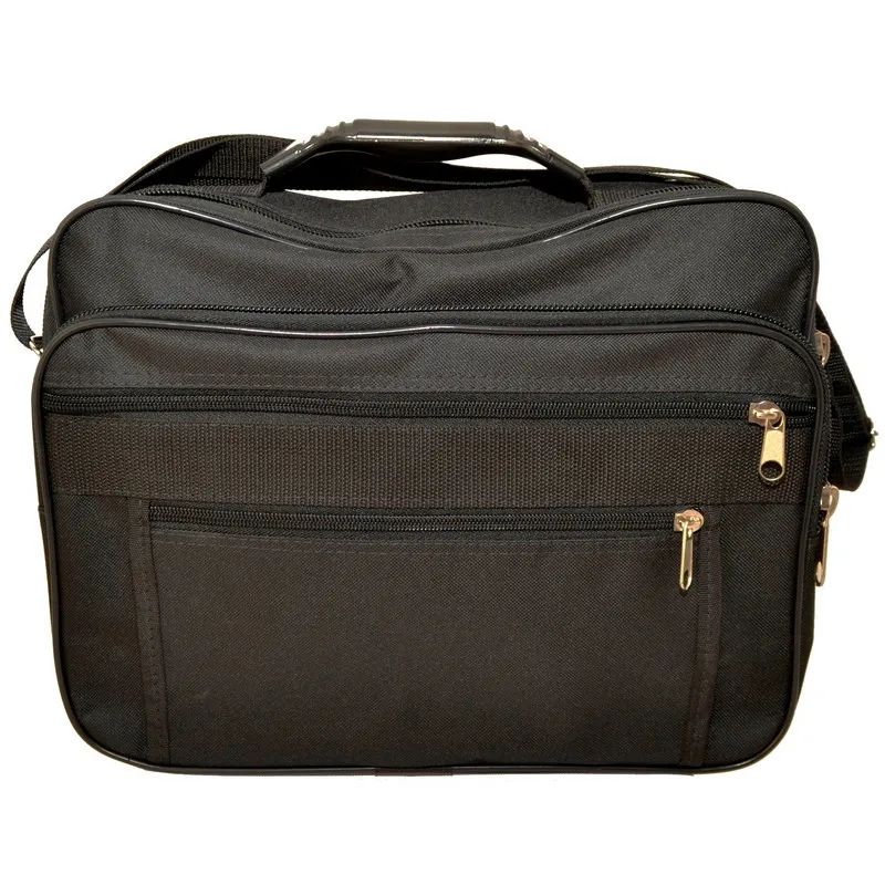 Сумка для документов мужская черная 076