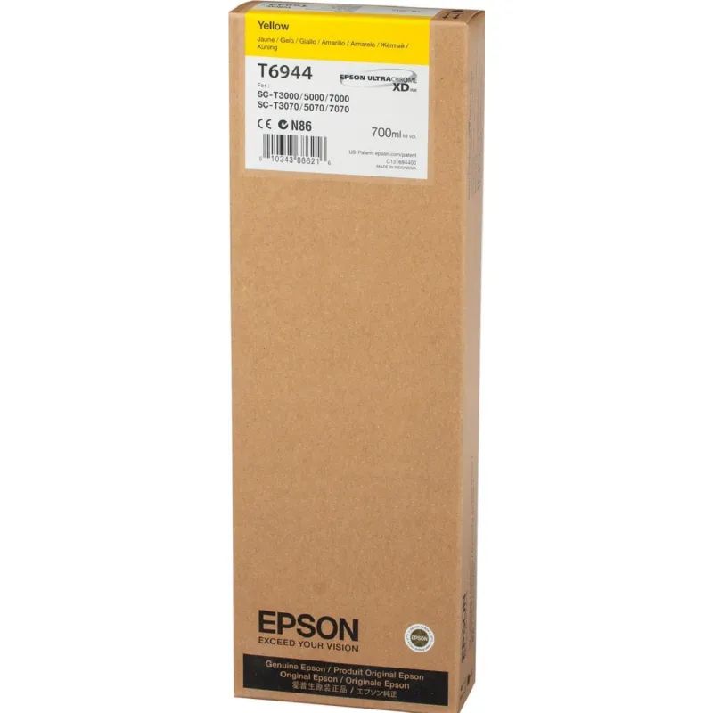 Картридж струйный Epson C13T694400 жел. для SC-T3000/T5000