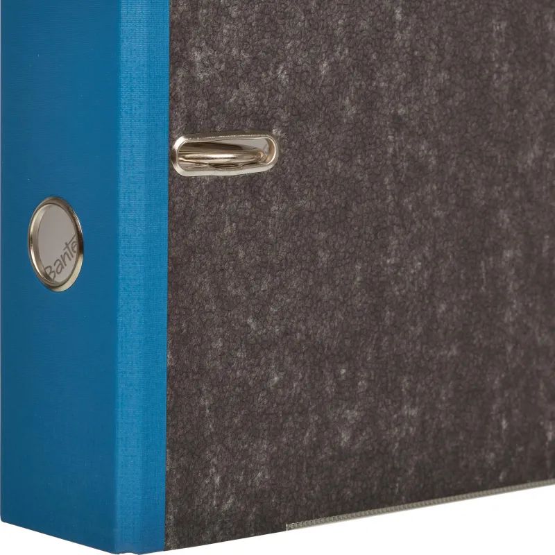 Папка-регистратор мрамор 70мм,син,бум/бум,карм.кор,мет.уг