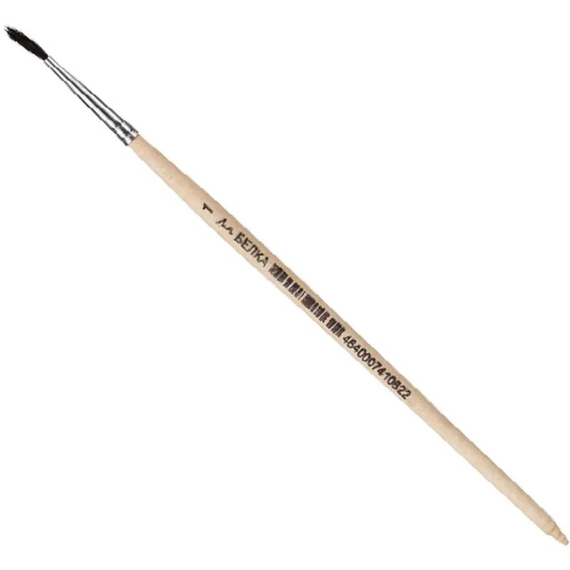 Кисть №1School,белка,круглая,№1