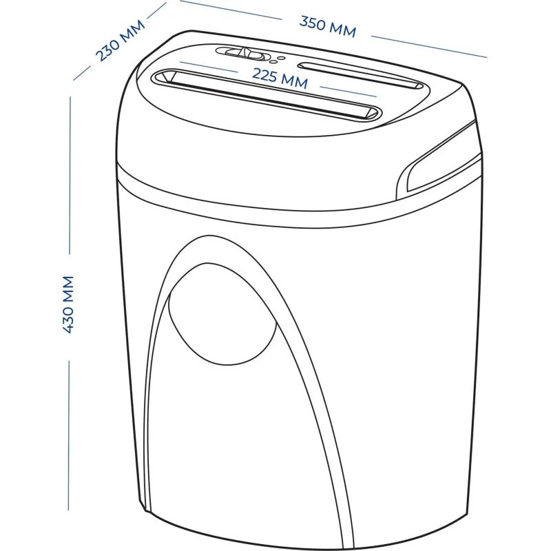 Шредер (уничтожитель) Гелеос УП23-4, 4ур.секр., 14лист., 23л