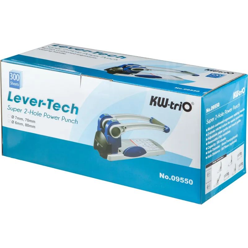 Дырокол KW-trio 9550 до 300 листов особо мощный