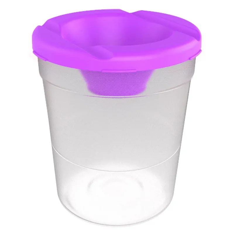 Емкость для воды Луч, большой стакан для рисования ( стакан+крышка)