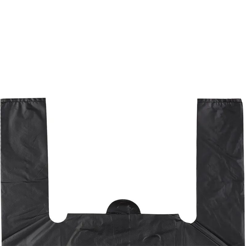 Пакет-майка УСИЛЕННЫЙ,ПНД., 40+18x70см.,черный,30мкм,50 шт./уп