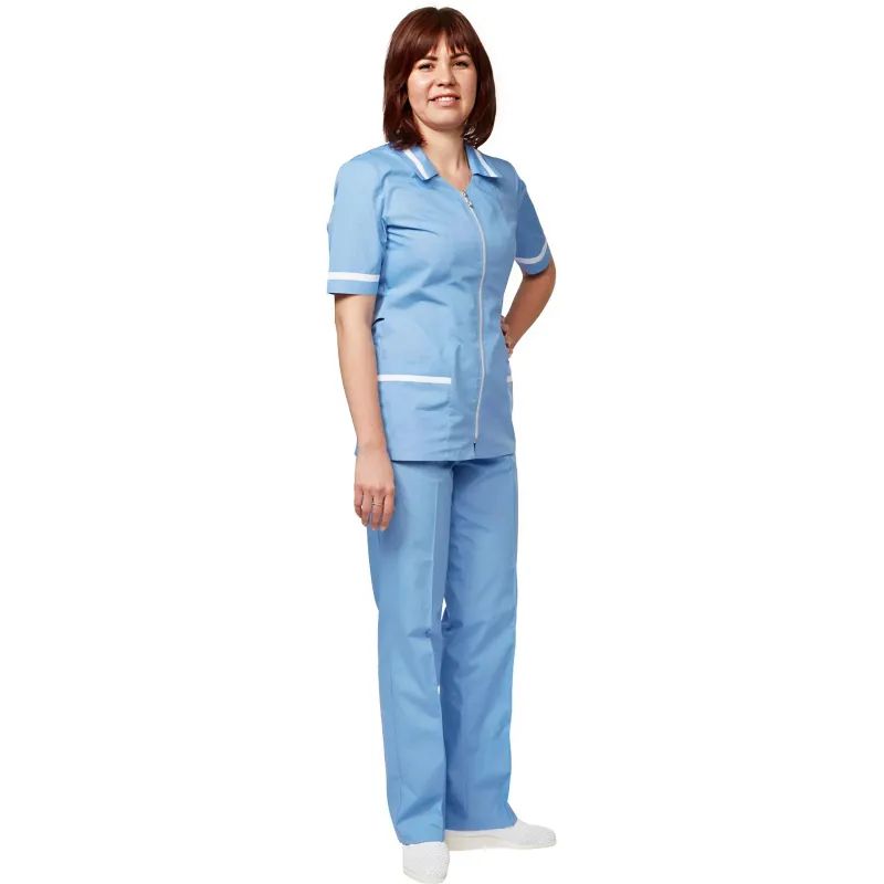 Костюм для медицинского персонала м09-КБР серо-голуб (р.52-54) 170-176