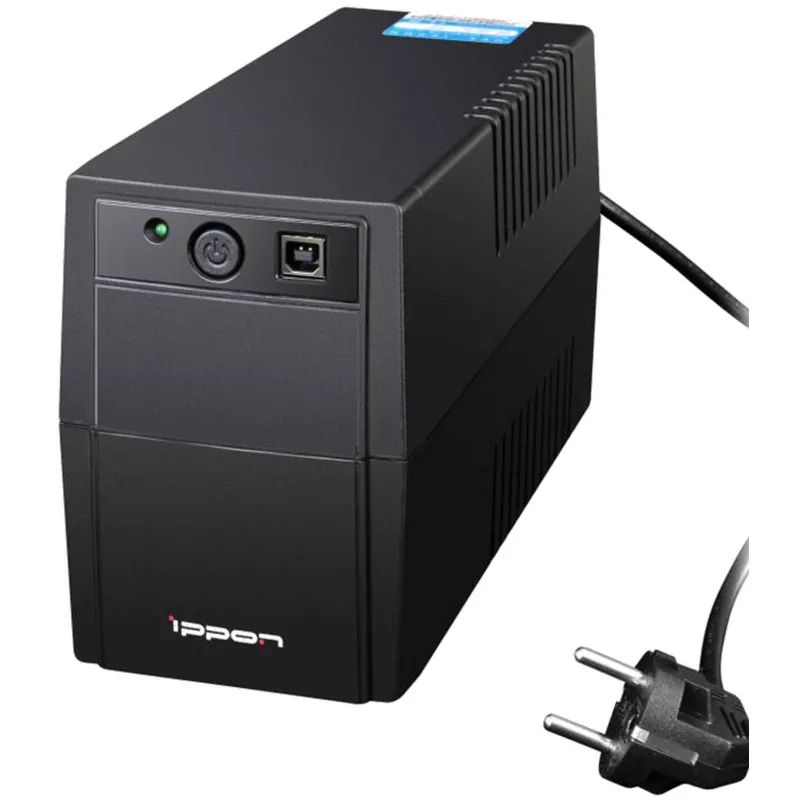 ИБП Ippon Back Basic 1050 Euro 600Вт 1050VA EURO(2) черный