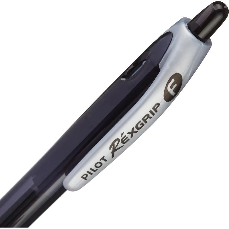 Ручка шариковая автомат. PILOT BPRG-10R-F REXGRIP черн,0,22,масл,манж