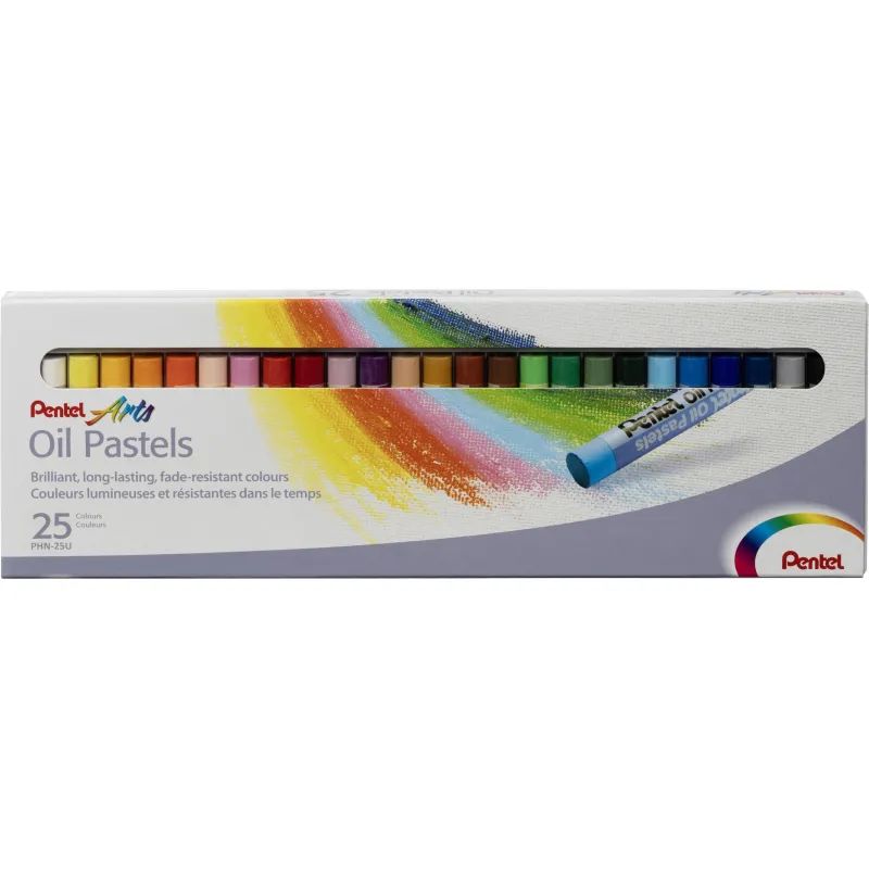 Пастель масляная Pentel 25цв PHN-25U