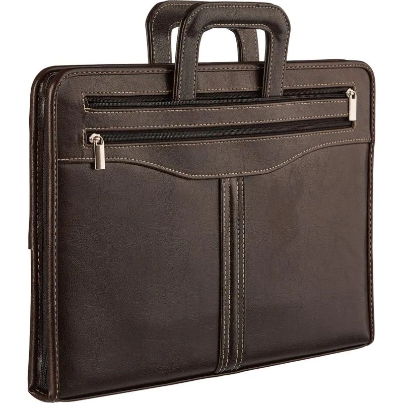 Сумка -папка из кож/зам ГАММА 118м,для док-тов ф.А4+,с выдв.ручками, коричн