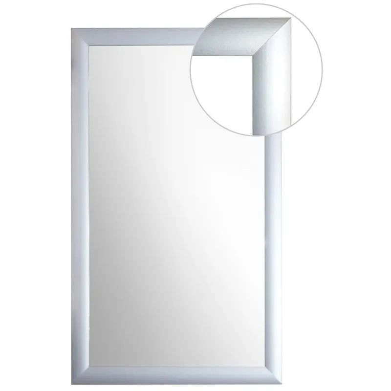 Зеркало KD_настенное Комус Мебель1801 СЕ-1, 644х436 серебро