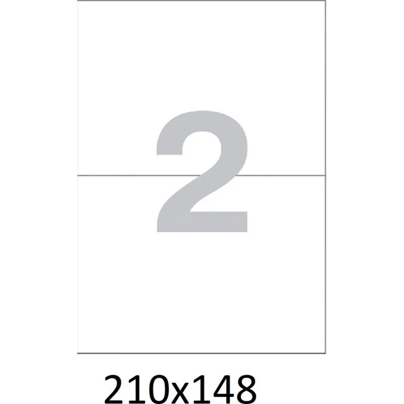 Этикетки самокл. ProMEGA Label BASIC 210х148мм./2 шт. на лис.А4(100л./уп)