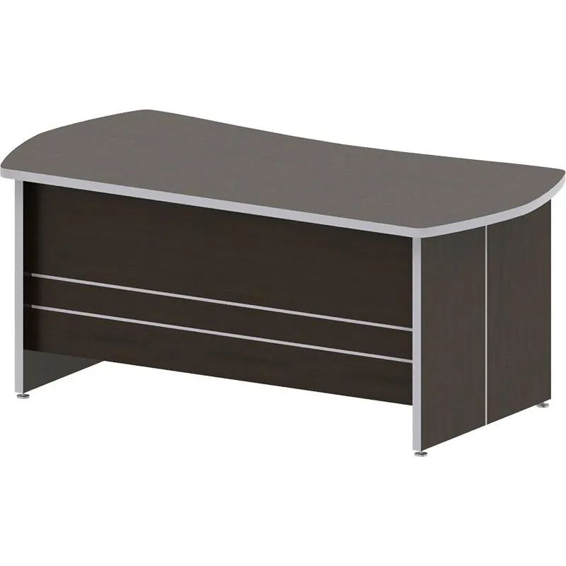 Стол САТУРН-Д для рук-ля эргоном. 1800 (800,003) венге(854)